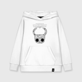 Детская толстовка хлопок с принтом Маска Hollow Knight в городе Новоалтайск, 100% хлопок | Круглый горловой вырез, эластичные манжеты, пояс, капюшен | Тематика изображения на принте: game | hollow knight | hollow knight godmaster | hollow knight map | hollow knight ps4 | mask | silksong | зот могучий | игра | карта | королевство | маска | метроидвания | полый король | приключения букашек | халлоунест | холлоу кнайт | эмилити
