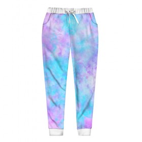 Женские брюки 3D с принтом Мрамор Tie Dye в городе Новоалтайск, полиэстер 100% | прямой крой, два кармана без застежек по бокам, с мягкой трикотажной резинкой на поясе и по низу штанин. В поясе для дополнительного комфорта — широкие завязки | tie dye | летняя футболка | розовый | синий | тай дай | фиолетовый | яркая футболка
