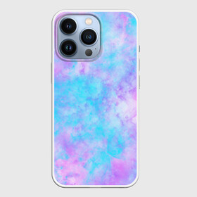 Чехол для iPhone 13 Pro с принтом Мрамор Tie Dye в городе Новоалтайск,  |  | Тематика изображения на принте: tie dye | летняя футболка | розовый | синий | тай дай | фиолетовый | яркая футболка