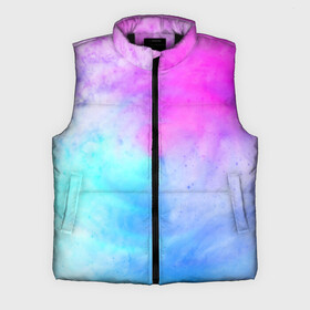 Мужской жилет утепленный 3D с принтом Лето в городе Новоалтайск,  |  | tie dye | tie dye футболка | летняя футболка | розовый | синий | тай дай | тай дай футболка | фиолетовый | яркая футболка