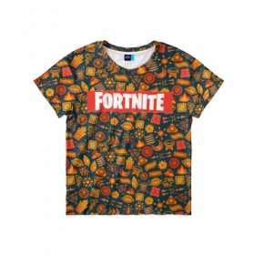 Детская футболка 3D с принтом FORTNITE AFRICA в городе Новоалтайск, 100% гипоаллергенный полиэфир | прямой крой, круглый вырез горловины, длина до линии бедер, чуть спущенное плечо, ткань немного тянется | Тематика изображения на принте: 