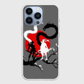 Чехол для iPhone 13 Pro с принтом Битва драконов в городе Новоалтайск,  |  | Тематика изображения на принте: anime | meme | tokyo | аниме | герой | иероглиф | луна | манга | сакура | самурай | солнце | стиль | фентези | япония