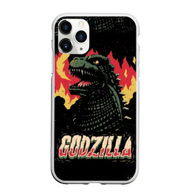 Чехол для iPhone 11 Pro матовый с принтом Годзилла в городе Новоалтайск, Силикон |  | godzilla | king of the monsters | годзила | годзилла 2 | король монстров