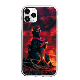 Чехол для iPhone 11 Pro матовый с принтом Укулеле в городе Новоалтайск, Силикон |  | godzilla | king of the monsters | годзила | годзилла 2 | король монстров