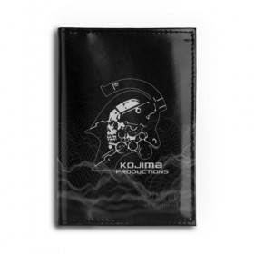 Обложка для автодокументов с принтом DEATH STRANDING в городе Новоалтайск, натуральная кожа |  размер 19,9*13 см; внутри 4 больших “конверта” для документов и один маленький отдел — туда идеально встанут права | bridges | death stranding | fragile express | games | kojima | kojima productions | logo | ludens | игры | кодзима | лого | люденс