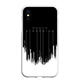 Чехол для iPhone XS Max матовый с принтом DEATH STRANDING DS в городе Новоалтайск, Силикон | Область печати: задняя сторона чехла, без боковых панелей | bridges | death stranding | fragile express | games | kojima | kojima productions | logo | ludens | игры | кодзима | лого | люденс
