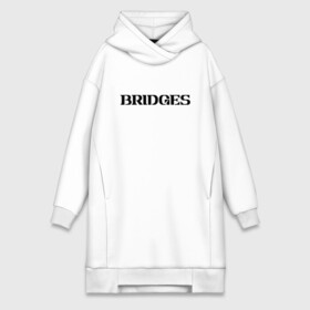 Платье-худи хлопок с принтом BRIDGES в городе Новоалтайск,  |  | bridges | death stranding | fragile express | games | kojima | kojima productions | logo | ludens | игры | кодзима | лого | люденс
