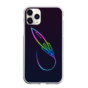 Чехол для iPhone 11 Pro Max матовый с принтом Major Tom в городе Новоалтайск, Силикон |  | Тематика изображения на принте: david bowie | major tom | rocket | space | боуи | космос | майор том | ракета