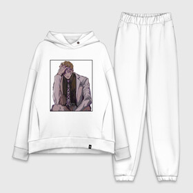 Женский костюм хлопок Oversize с принтом Kira Yoshikage Psycho в городе Новоалтайск,  |  | diamond is unbreakable | jjba | jojo | josuke | killer queen | kira | yoshikage | йошикаге | кира