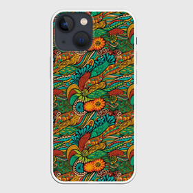 Чехол для iPhone 13 mini с принтом Floral Ornament в городе Новоалтайск,  |  | Тематика изображения на принте: 2019 | 2020 | абстракция | в отпуск | весна | гаваи | гавайи | гавайская | для отпуска | лето | листья | море | настроение | орнамент | осень | отдых | отпуск | пальма | пляж | путешественник | цветочки | цветы