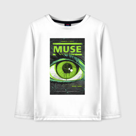 Детский лонгслив хлопок с принтом Muse в городе Новоалтайск, 100% хлопок | круглый вырез горловины, полуприлегающий силуэт, длина до линии бедер | muse | альтернативный | группа | доминик ховард | крис уолстенхолм | мосе | моус | моусе | муза | музе | музык | мусе | мьюз | мэттью беллами | прогрессивный | рок | симфонический | спейс | спейсрок