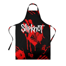 Фартук 3D с принтом Slipknot (1) в городе Новоалтайск, 100% полиэстер | общий размер — 65 х 85 см, ширина нагрудника — 26 см, горловина — 53 см, длина завязок — 54 см, общий обхват в поясе — 173 см. Принт на завязках и на горловине наносится с двух сторон, на основной части фартука — только с внешней стороны | horror | music | not | rock | slipk | slipknot | кровь | музыка | рок | слипкнот | ужасы