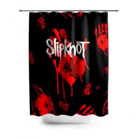 Штора 3D для ванной с принтом Slipknot (1) в городе Новоалтайск, 100% полиэстер | плотность материала — 100 г/м2. Стандартный размер — 146 см х 180 см. По верхнему краю — пластиковые люверсы для креплений. В комплекте 10 пластиковых колец | horror | music | not | rock | slipk | slipknot | кровь | музыка | рок | слипкнот | ужасы