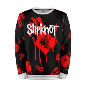 Мужской свитшот 3D с принтом Slipknot (1) в городе Новоалтайск, 100% полиэстер с мягким внутренним слоем | круглый вырез горловины, мягкая резинка на манжетах и поясе, свободная посадка по фигуре | horror | music | not | rock | slipk | slipknot | кровь | музыка | рок | слипкнот | ужасы