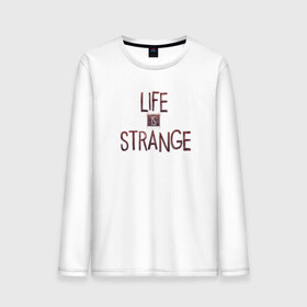Мужской лонгслив хлопок с принтом Life is Strange в городе Новоалтайск, 100% хлопок |  | chloe | life is strange | life is strange timeline | max | strange | timeline | жизнь странная штука | макс кофилд | хлоя прайс
