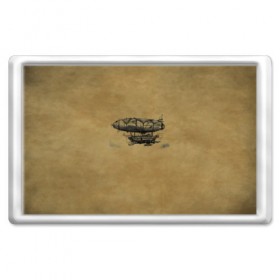 Магнит 45*70 с принтом Дирижабль в городе Новоалтайск, Пластик | Размер: 78*52 мм; Размер печати: 70*45 | 