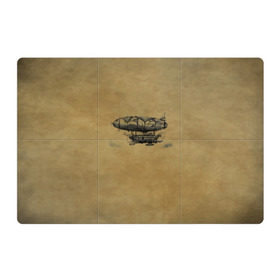 Магнитный плакат 3Х2 с принтом Дирижабль в городе Новоалтайск, Полимерный материал с магнитным слоем | 6 деталей размером 9*9 см | 