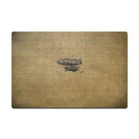 Пазл магнитный 126 элементов с принтом Дирижабль в городе Новоалтайск, полимерный материал с магнитным слоем | 126 деталей, размер изделия —  180*270 мм | 