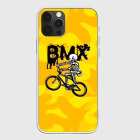 Чехол для iPhone 12 Pro Max с принтом BMX в городе Новоалтайск, Силикон |  | bike | bmx | bones | extreme | skeleton | skull | sport | велосипед | скелет | спорт | череп | экстрим