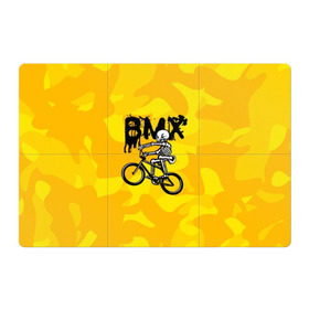 Магнитный плакат 3Х2 с принтом BMX в городе Новоалтайск, Полимерный материал с магнитным слоем | 6 деталей размером 9*9 см | Тематика изображения на принте: bike | bmx | bones | extreme | skeleton | skull | sport | велосипед | скелет | спорт | череп | экстрим