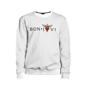 Детский свитшот 3D с принтом Bon Jovi в городе Новоалтайск, 100% полиэстер | свободная посадка, прямой крой, мягкая тканевая резинка на рукавах и понизу свитшота | bon jovi | бон джови | музыка | музыкальная группа | песни | рок | рок группа | рокгруппа