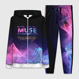 Женский костюм 3D с принтом Cyber Muse в городе Новоалтайск,  |  | alternative | bellamy | cyber | indie | muse | rock | simulation theory | беллами | мьюз