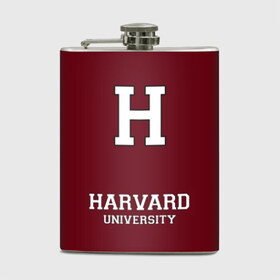 Фляга с принтом Harvard University_форма в городе Новоалтайск, металлический корпус | емкость 0,22 л, размер 125 х 94 мм. Виниловая наклейка запечатывается полностью | harvard university | гарвард | колледж | образование | студенты | сша | университет | школа