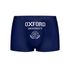 Мужские трусы 3D с принтом University of Oxford_форма в городе Новоалтайск, 50% хлопок, 50% полиэстер | классическая посадка, на поясе мягкая тканевая резинка | university of oxford | англия | британия | великобритания | вуз | колледж | образование | оксфорд | студенты | университет | школа