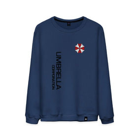 Мужской свитшот хлопок с принтом UMBRELLA CORP в городе Новоалтайск, 100% хлопок |  | claire redfied | leon kennedy | logo | raccoon city | resident | resident evil 2 | zombie | зомби | игра | игры | кровь | логотип | обитель зла | фильмы