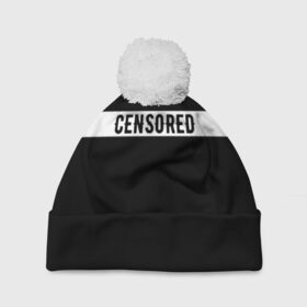 Шапка 3D c помпоном CENSORED / ЦЕНЗУРА: в городе Новоалтайск, 100% полиэстер | универсальный размер, печать по всей поверхности изделия | advisory | censored | content | explicit | label | logo | parental | rap | rapper | rappers | внимание | лексика | мат | ненормативная | нормативная | рэп | рэпер | рэперы | слова