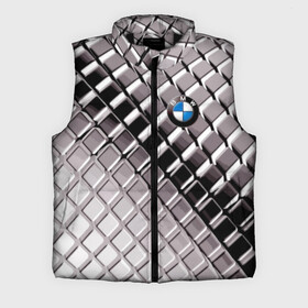 Мужской жилет утепленный 3D с принтом BMW в городе Новоалтайск,  |  | bmw | metal | pattern | prestige | бмв | металл | престиж | узор