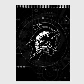 Скетчбук с принтом KOJIMA PRODUCTIONS в городе Новоалтайск, 100% бумага
 | 48 листов, плотность листов — 100 г/м2, плотность картонной обложки — 250 г/м2. Листы скреплены сверху удобной пружинной спиралью | bridges | death | game | games | hideo | kojima | logo | mads | mikkelsen | norman | porter | reedus | sam | stranding | гений | дес | игра | игры | кодзима | лого | миккельсен | портер | ридус | стрендинг | сэм | хидео