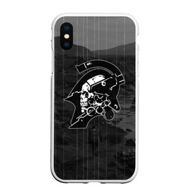 Чехол для iPhone XS Max матовый с принтом DEATH STRANDING в городе Новоалтайск, Силикон | Область печати: задняя сторона чехла, без боковых панелей | bridges | death | game | games | hideo | kojima | logo | mads | mikkelsen | norman | porter | reedus | sam | stranding | гений | дес | игра | игры | кодзима | лого | миккельсен | портер | ридус | стрендинг | сэм | хидео
