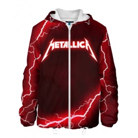 Мужская куртка 3D с принтом METALLICA в городе Новоалтайск, ткань верха — 100% полиэстер, подклад — флис | прямой крой, подол и капюшон оформлены резинкой с фиксаторами, два кармана без застежек по бокам, один большой потайной карман на груди. Карман на груди застегивается на липучку | matters metallica | music | nothing else | rock | trash metal | группа | музыка | музыканты | рок | трэш металл