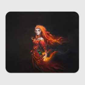 Коврик для мышки прямоугольный с принтом Lina (Dota2) в городе Новоалтайск, натуральный каучук | размер 230 х 185 мм; запечатка лицевой стороны | dota | dota 2 | dota2 | game | games | lina | lina dota 2 | дота | дота 2 | игра | игры | лина
