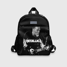 Детский рюкзак 3D с принтом METALLICA в городе Новоалтайск, 100% полиэстер | лямки с регулируемой длиной, сверху петелька, чтобы рюкзак можно было повесить на вешалку. Основное отделение закрывается на молнию, как и внешний карман. Внутри дополнительный карман. По бокам два дополнительных кармашка | matters metallica | music | nothing else | rock | trash metal | группа | музыка | музыканты | рок | трэш металл
