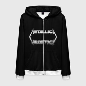 Мужская толстовка 3D на молнии с принтом Metallica в городе Новоалтайск, 100% полиэстер | длина до линии бедра, манжеты и пояс оформлены мягкой тканевой резинкой, двухслойный капюшон со шнурком для регулировки, спереди молния, по бокам два кармана | guitar | hard | heavymetal | metal | metallica | music | rock | гитара | картинка | картинки | метал | металика | металлика | мода | музыка | рок | тренд | тренды | треш | трэш | тяжелый | хард