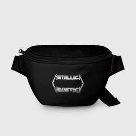 Поясная сумка 3D с принтом Metallica в городе Новоалтайск, 100% полиэстер | плотная ткань, ремень с регулируемой длиной, внутри несколько карманов для мелочей, основное отделение и карман с обратной стороны сумки застегиваются на молнию | guitar | hard | heavymetal | metal | metallica | music | rock | гитара | картинка | картинки | метал | металика | металлика | мода | музыка | рок | тренд | тренды | треш | трэш | тяжелый | хард
