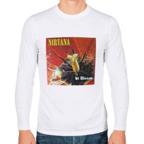 Мужской лонгслив хлопок с принтом Nirvana In Bloom в городе Новоалтайск, 100% хлопок |  | kurt cobain | music | nirvana | rock | кобейн | курт | курт кобейн | музыка | нирвана | рок