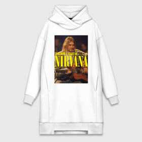 Платье-худи хлопок с принтом Kurt Cobain In Bloom в городе Новоалтайск,  |  | kurt cobain | music | nirvana | rock | кобейн | курт | курт кобейн | музыка | нирвана | рок
