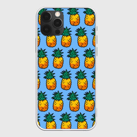 Чехол для iPhone 12 Pro Max с принтом Ананасы (Лето) в городе Новоалтайск, Силикон |  | Тематика изображения на принте: ананас | лето | море | пальмы