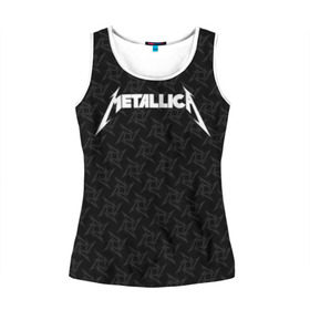 Женская майка 3D с принтом METALLICA в городе Новоалтайск, 100% полиэстер | круглая горловина, прямой силуэт, длина до линии бедра | matters metallica | music | nothing else | rock | trash metal | группа | металлика | музыка | музыканты | рок | трэш металл