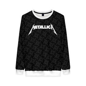 Женский свитшот 3D с принтом METALLICA в городе Новоалтайск, 100% полиэстер с мягким внутренним слоем | круглый вырез горловины, мягкая резинка на манжетах и поясе, свободная посадка по фигуре | matters metallica | music | nothing else | rock | trash metal | группа | металлика | музыка | музыканты | рок | трэш металл