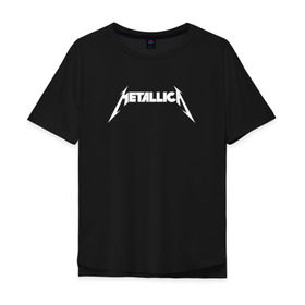 Футболка хлопок Оверсайз с принтом METALLICA (НА СПИНЕ) в городе Новоалтайск, 100% хлопок | свободный крой, круглый ворот, “спинка” длиннее передней части | matters metallica | music | nothing else | rock | trash metal | группа | металлика | музыка | музыканты | рок | трэш металл