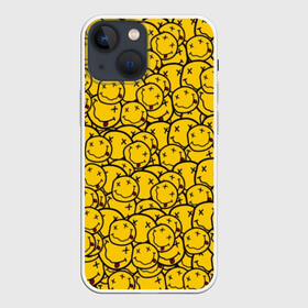 Чехол для iPhone 13 mini с принтом NIRVANA в городе Новоалтайск,  |  | music | nirvana | rip smile | rock | smile | группа | курт кобейн | музыка | нирвана | рок | смайл