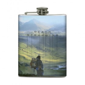 Фляга с принтом DEATH STRANDING - СЭМ в городе Новоалтайск, металлический корпус | емкость 0,22 л, размер 125 х 94 мм. Виниловая наклейка запечатывается полностью | cliff | death | game | games | hideo | kojima | logo | mads | mikkelsen | norman | porter | reedus | sam | stranding | дес | игра | игры | клифф | кодзима | лого | миккельсен | портер | ридус | стрендинг | сэм | хидео