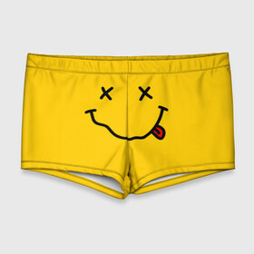 Мужские купальные плавки 3D с принтом NIRVANA SMILE в городе Новоалтайск, Полиэстер 85%, Спандекс 15% |  | Тематика изображения на принте: music | nirvana | rip smile | rock | smile | группа | курт кобейн | музыка | нирвана | рок | смайл