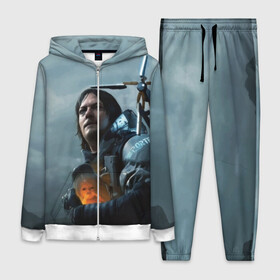 Женский костюм 3D с принтом Сэм   DEATH STRANDING в городе Новоалтайск,  |  | cliff | death | game | games | hideo | kojima | logo | mads | mikkelsen | norman | porter | reedus | sam | stranding | дес | игра | игры | клифф | кодзима | лого | миккельсен | портер | ридус | стрендинг | сэм | хидео