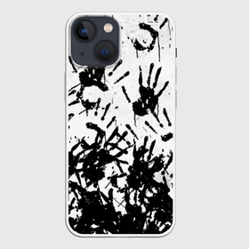 Чехол для iPhone 13 mini с принтом Отпечатки   DEATH STRANDING в городе Новоалтайск,  |  | Тематика изображения на принте: cliff | death | game | games | hideo | kojima | logo | mads | mikkelsen | norman | porter | reedus | sam | stranding | дес | игра | игры | клифф | кодзима | лого | миккельсен | отпечатки | портер | ридус | стрендинг | сэм | хидео