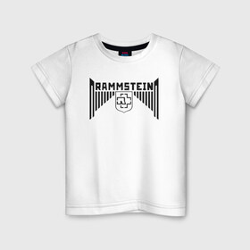 Детская футболка хлопок с принтом Rammstein в городе Новоалтайск, 100% хлопок | круглый вырез горловины, полуприлегающий силуэт, длина до линии бедер | deutschland | duhastviel.mutter | hevy metal | meinteil | music | rammstein | rammsteinfan | ramshtain | rock | германия | метал | музыка | немцы | рамштаин | рамштайн | рамштейн | рок